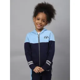 Beverly Hills Polo Club Kids Blue Color Block Full Sleeves Hoodie-picture-16