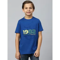 Beverly Hills Polo Club Kids Blue Printed T-Shirt image 1