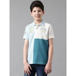 Beverly Hills Polo Club Kids Multicolor Color Block Polo T-Shirt-picture-10