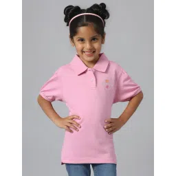 Beverly Hills Polo Club Kids Pink Solid Polo T-Shirt-picture-21