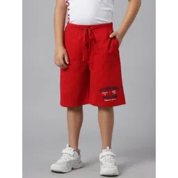 Beverly Hills Polo Club Kids Red Solid Shorts-picture-10