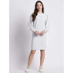 Beverly Hills Polo Club White Embroidered A-Line Dress-picture-43