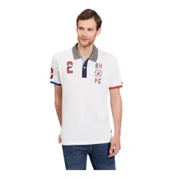 Beverly Hills Polo Club White Regular Fit Polo T-Shirt-picture-22