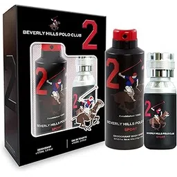 Beverly Hills Polo Club Sport No.2 Gift Set for Men EDT 100ml + Sport Deodorant 175ml-picture-12