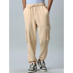 Bewakoof AIR Men 1.0 Oversized Cotton Relaxed-Fit Mid Rise Joggers-picture-25