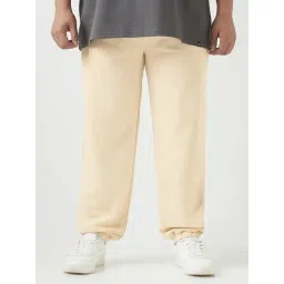 Bewakoof Beige Cotton Relaxed Fit Trackpants-picture-35