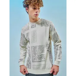 Bewakoof Beige Regular Fit Print Sweatshirt-picture-30