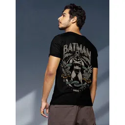 Bewakoof Black Batman Printed Pure Cotton T-shirt-picture-28