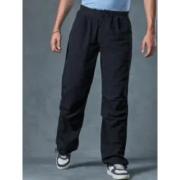 Bewakoof Black Loose Fit Trackpants-picture-17