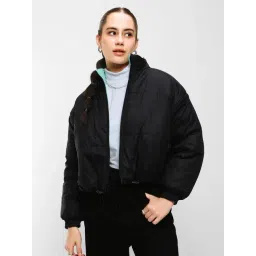 Bewakoof Black Relaxed Fit Jacket-picture-26