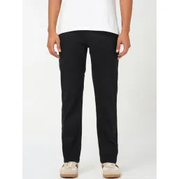 Bewakoof Black Slim Fit Self Pattern Jeans-picture-28