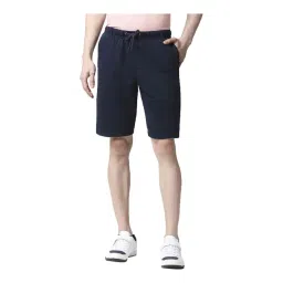 Bewakoof Blue Cotton Regular Fit Shorts-picture-17