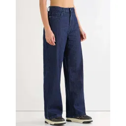 Bewakoof Blue Loose Fit Jeans image 3