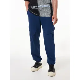 Bewakoof Blue Loose Fit Joggers-picture-33