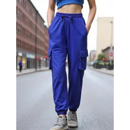 Bewakoof Blue Relaxed Fit Joggers-picture-37