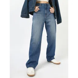 Bewakoof Blue Solid Jeans-picture-32