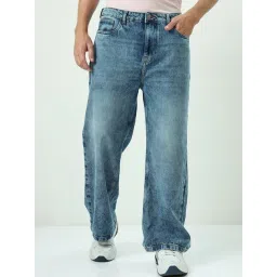 Bewakoof Blue Straight Fit Jeans-picture-34