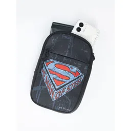 Bewakoof DC Merchandise Superman Unisex Graphic Printed Crossbody Sling Bag-picture-13