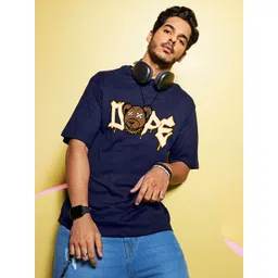 Bewakoof Dope Bear Graphic Printed Oversized T-shirt-picture-41