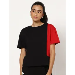 Bewakoof Graphic Print Mickey Mouse Drop-Shoulder Sleeves Cotton T-shirt-picture-36