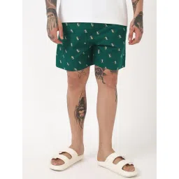 Bewakoof Green Cotton Regular Fit Printed Boxers-picture-47