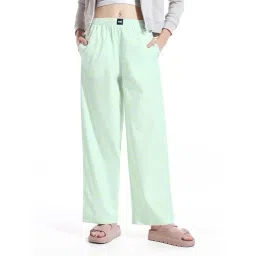 Bewakoof Green Cotton Regular Fit Printed Pyjamas-image-18