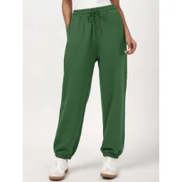 Bewakoof Green Relaxed Fit Joggers-image-32