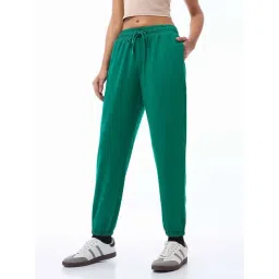 Bewakoof Green Relaxed Fit Joggers-image-31