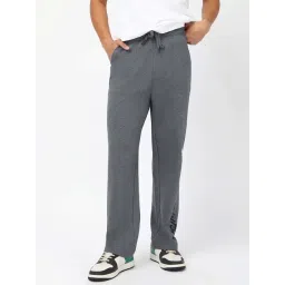 Bewakoof Grey Official Marvel Merchandise Ghost Rider Typography Relaxed Fit Trackpants-picture-31