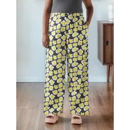 Bewakoof Grey Print Cotton Regular Fit Pyjamas-picture-37
