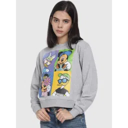 Bewakoof Grey Printed Sweatshirt-picture-41