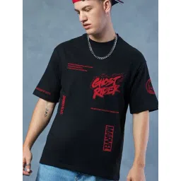 Bewakoof Heavy Duty 1.0 Official Marvel Merchandise Black Oversized Graphic T-Shirt-picture-46