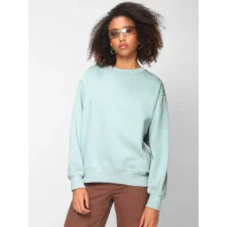 Bewakoof Light Blue Relaxed Fit Sweatshirt-picture-31