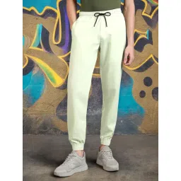 Bewakoof Light Green Regular Fit Jogger Pants-picture-43