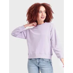 Bewakoof Light Purple Pullover-picture-38