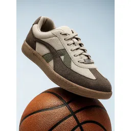 Bewakoof Men Brown Rippers Sienna Color Block Low-Top Sneakers-picture-19