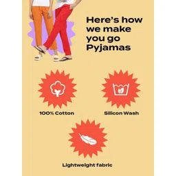 Bewakoof Men Cotton Oversized Lounge Pants image 3