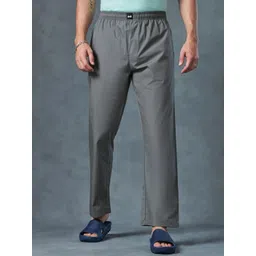 Bewakoof Men Cotton Straight Leg Lounge Pants-picture-31