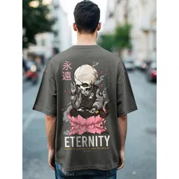 Bewakoof Men Graphic Printed Round Neck Pure Cotton Relaxed Fit T-shirt-picture-40