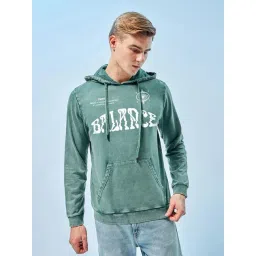 Bewakoof Men Green Terry Regular Fit Graphic Sweatshirt-picture-35