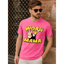 Bewakoof Men Johnny Bravo Graphic Printed Round Neck Pure Cotton T-shirt-picture-44