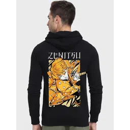 Bewakoof Men Printed Hooded Regular Fit Sweatshirt-picture-16