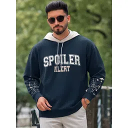 Bewakoof Men Printed Hooded Sweatshirt-picture-10
