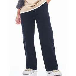 Bewakoof Men Straight Fit High-Rise Clean Look Cotton Cargo Jeans-picture-39