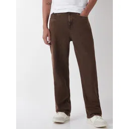 Bewakoof Men Straight Fit High-Rise Light Fade Jeans-picture-34