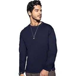 Bewakoof Men's 100% Cotton Solid Regular Fit Round Neck T-Shirt-picture-20