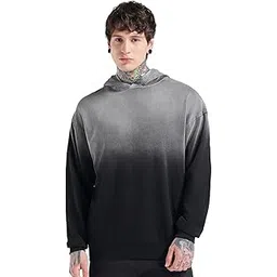 bewakoof Men's Cotton Blend Oversized Fit Hoodies | Hoodie for Men Winter Wear-picture-53