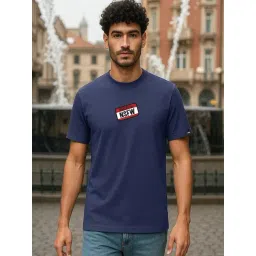 Bewakoof Men's Navy Blue NSFW Typography T-shirt-picture-43