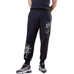 bewakoof Naruto Men's Cotton Graphic Print Super Loose Fit Jogger | Track pants for man | Lower for man | Trouser for men | Baggy trackpants for men | Multipurpose | Mens Lower Activewear | Utility Pockets | Lightweight & Flexible Elastic Waist | Casual Joggers | Loose Fit-picture-48