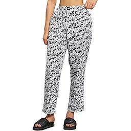 bewakoof Official Disney Merchandise Women's All Over Printed Regular Fit Cotton Pyjamas-picture-11